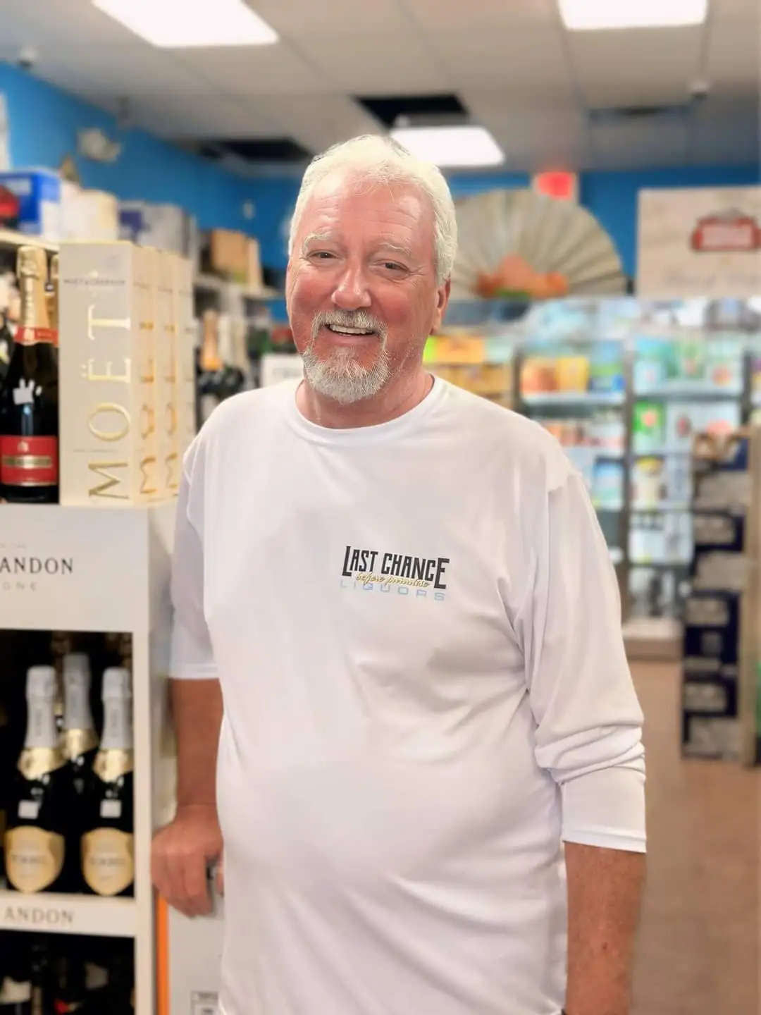 Phil Everhard, owner of Last Chance Before Paradise Liquors